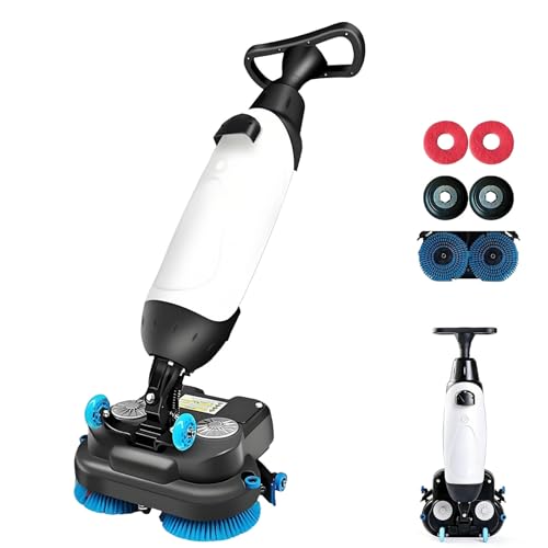 Electric Floor Cleaner Dual Brush Mop for Hard Surfaces