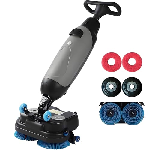 Electric Floor Cleaner Dual Brush Mop for Hard Surfaces