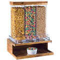 3 Section Cereal Dispenser Madera 24 Inch