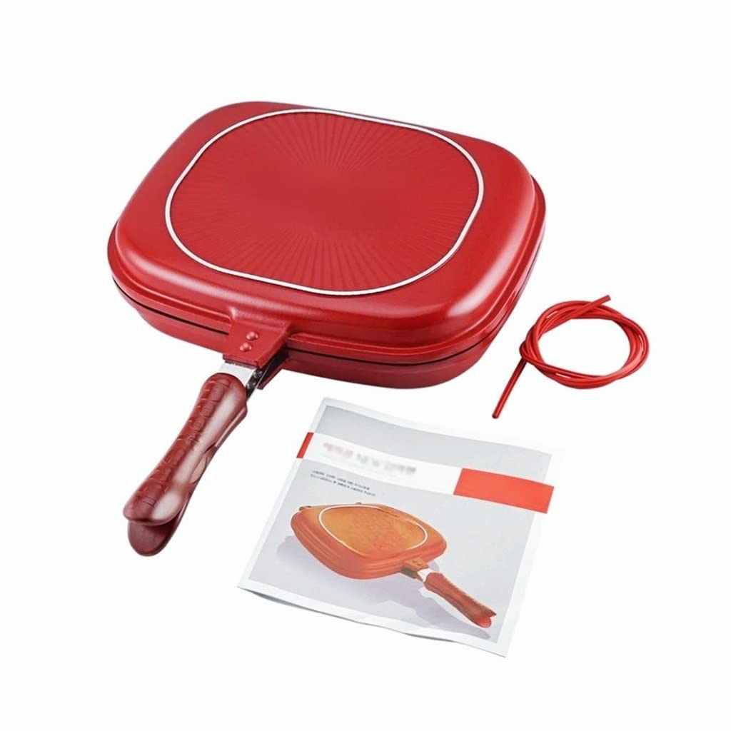 Double Sided BBQ Frying Pan Stainless Steel Cookware