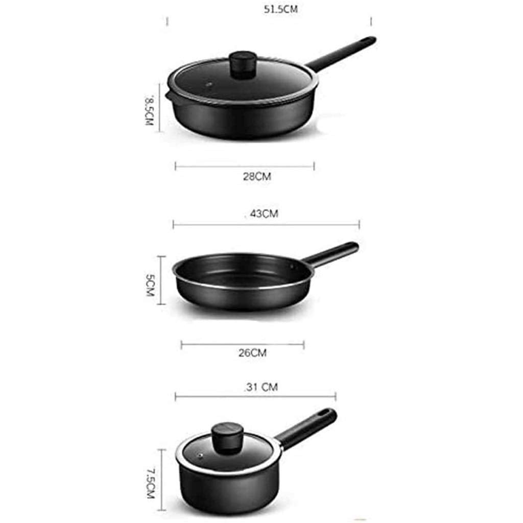 Aluminum Alloy Non Stick Pot Set Multifunctional Cookware Set