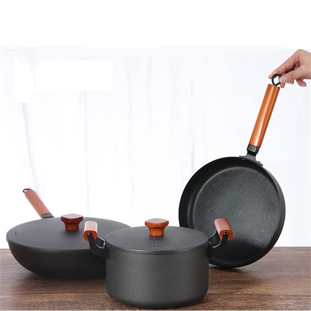 5 Piece Non Stick Iron Cookware Set