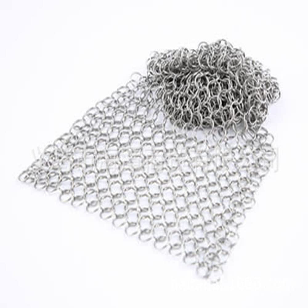 Stainless Steel Chain Scrubber Kitchen Cleaning Tool