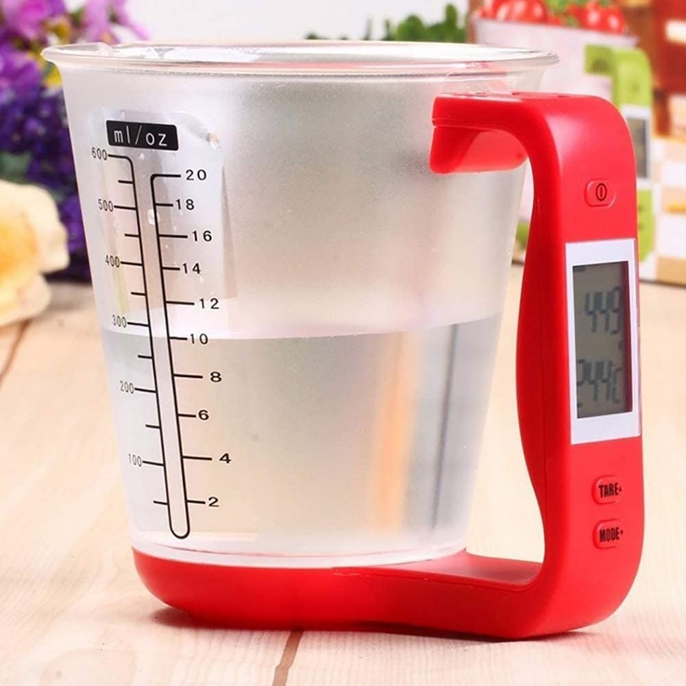 Digital Kitchen Measuring Cup Scale with LCD Display