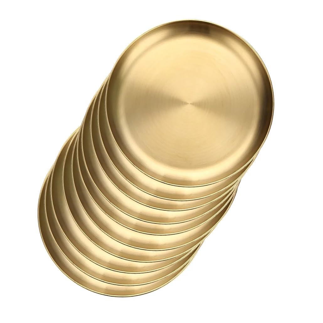 Stainless Steel Round Baking Trays 10 Piece 26cm