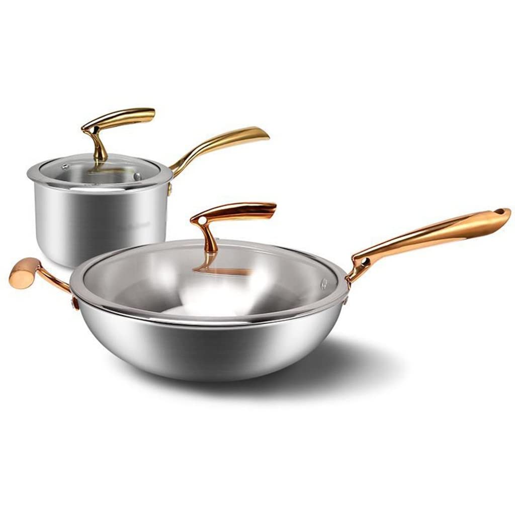 Non Stick Cookware Set Milk Pot Frying Pan Wok Set