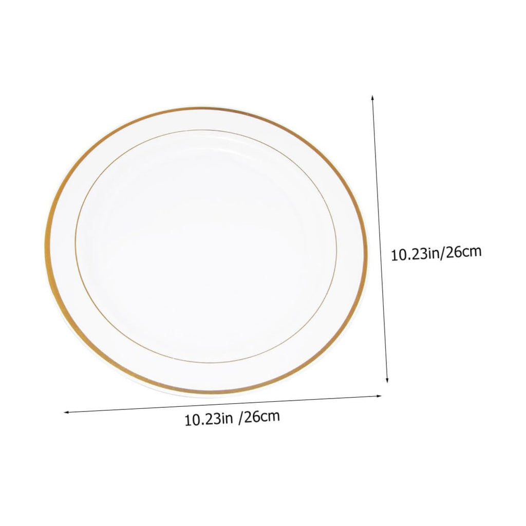 Disposable Paper Dinner Plates Set 20 Piece