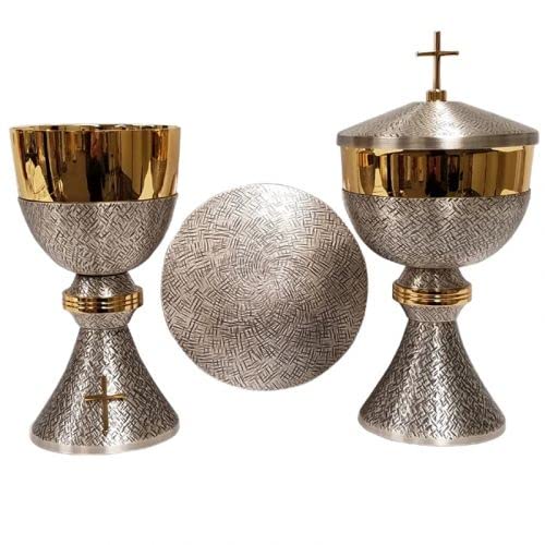 Chalice Paten and Ciborium Set