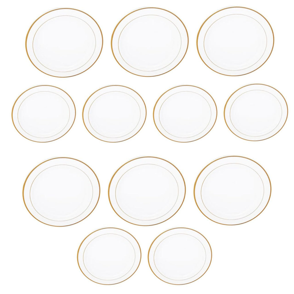 Disposable Paper Dinner Plates Set 20 Piece