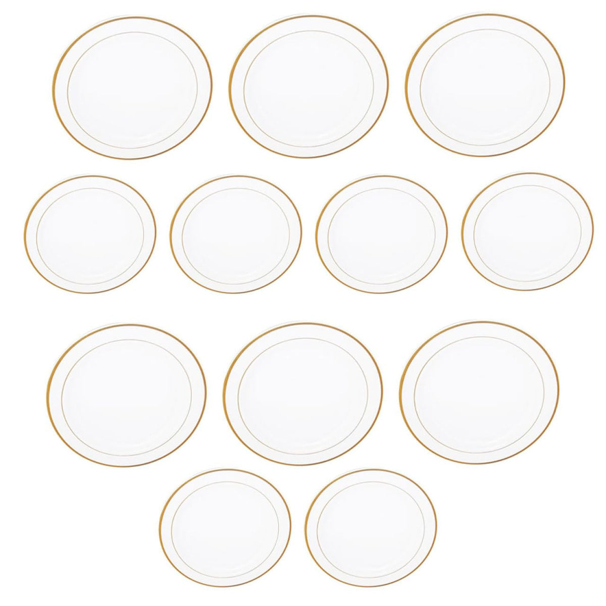 Disposable Paper Dinner Plates Set 20 Piece