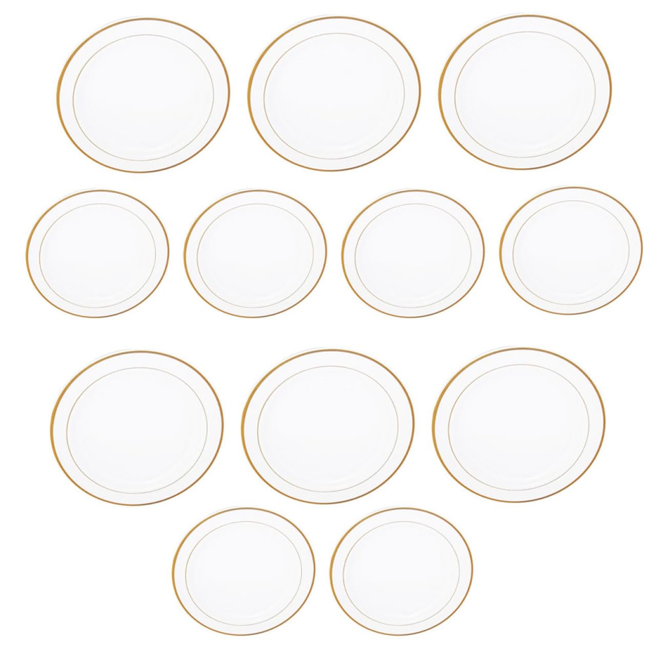 Disposable Paper Dinner Plates Set 20 Piece