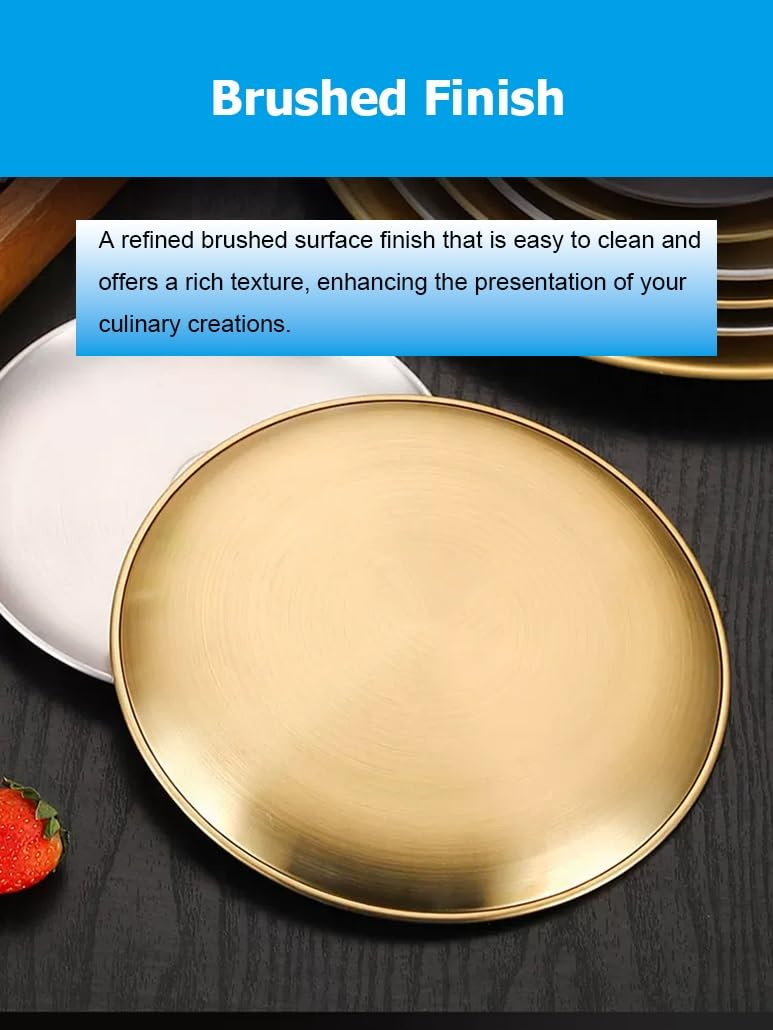 Stainless Steel Round Baking Trays 10 Piece 26cm