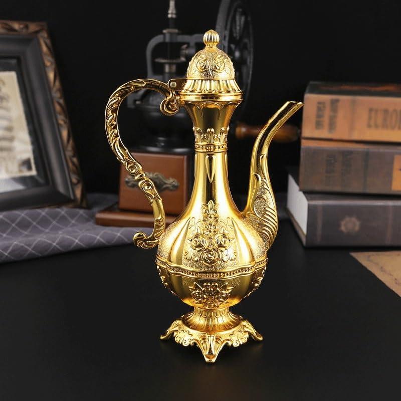 Gold Metal Wine Glass Set Drinkware Set