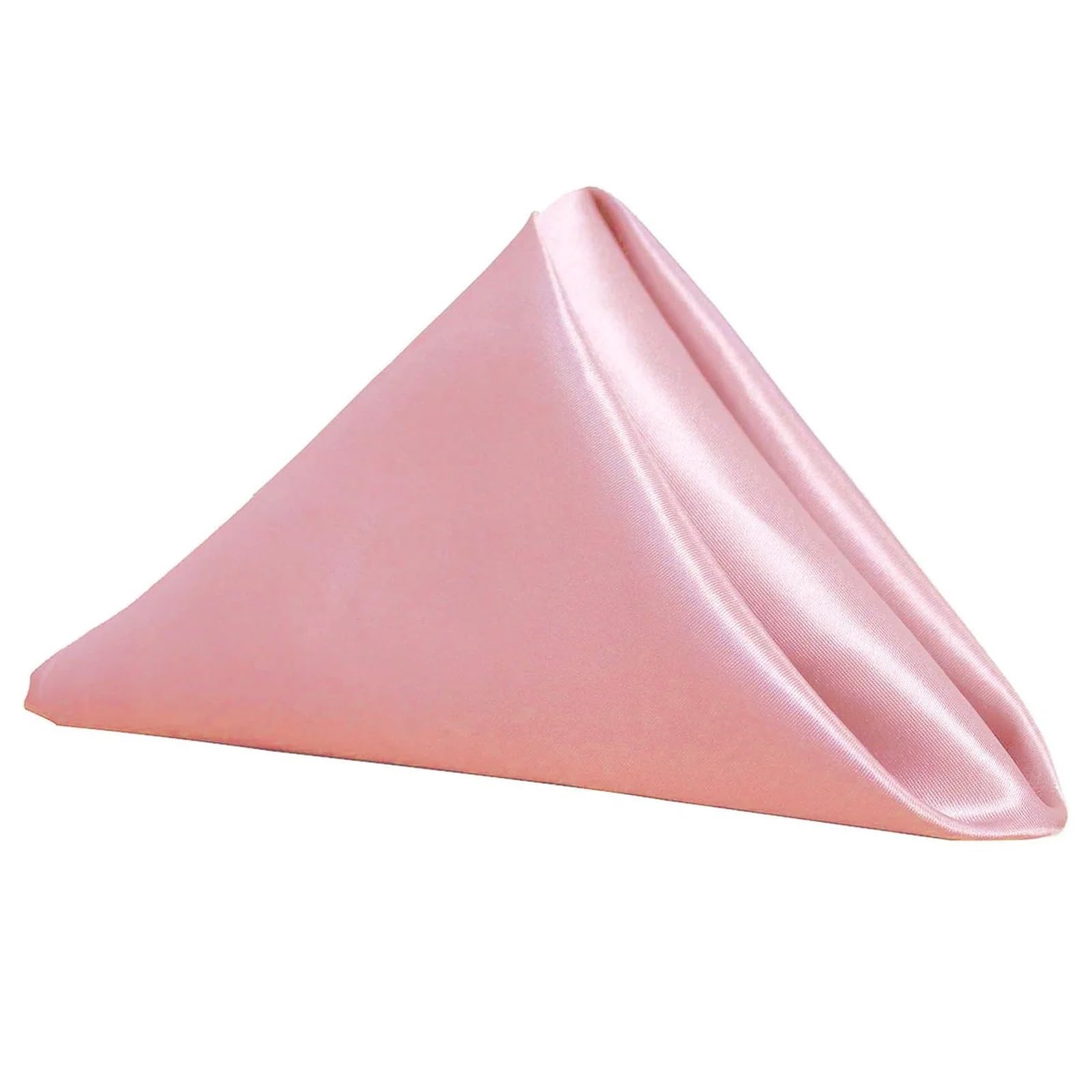 Satin Fabric Cloth Napkins 10 Piece Dining Decor