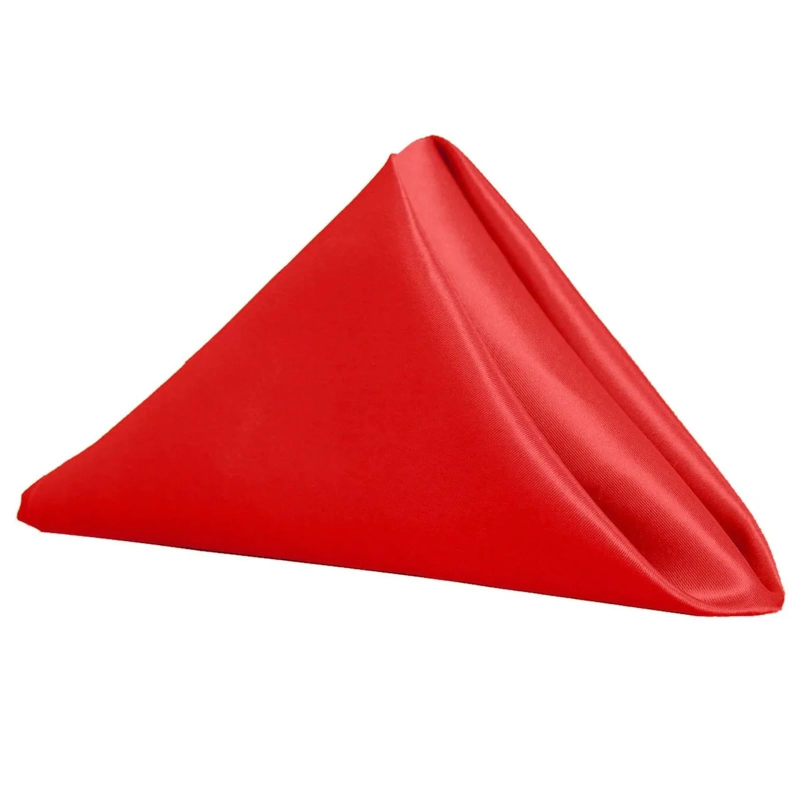 Satin Fabric Cloth Napkins 10 Piece Dining Decor