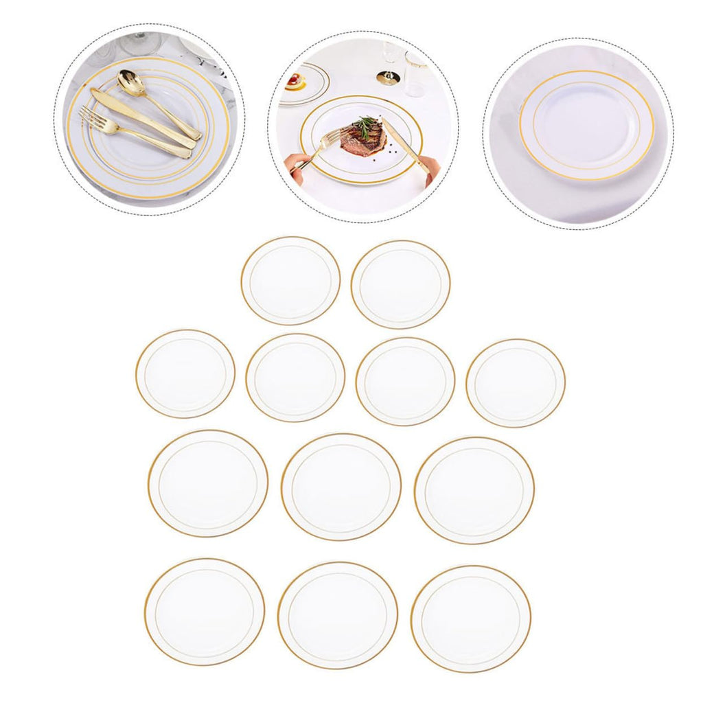 Disposable Paper Dinner Plates Set 20 Piece