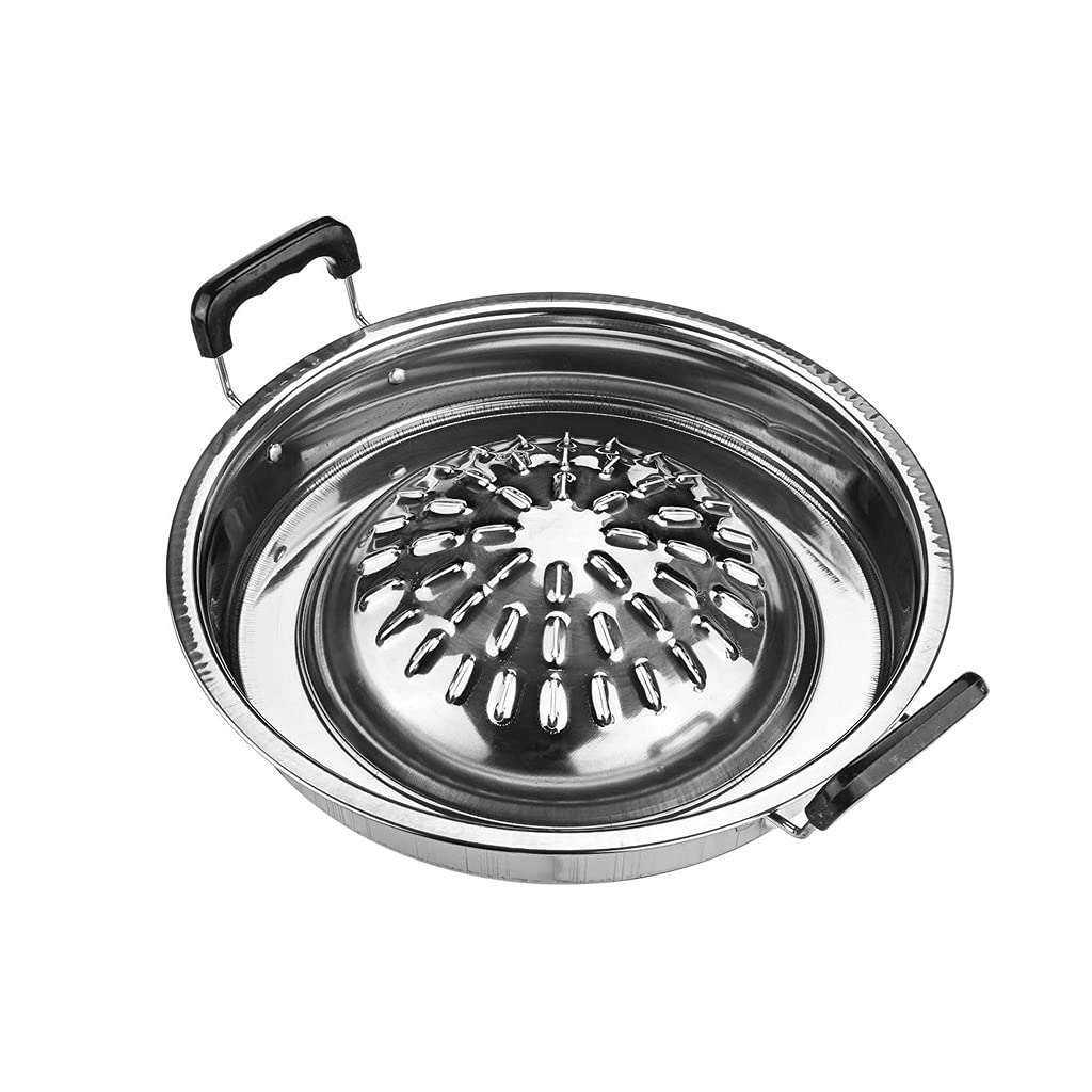 Aluminum BBQ Pot Stove Countertop Steamer Basket