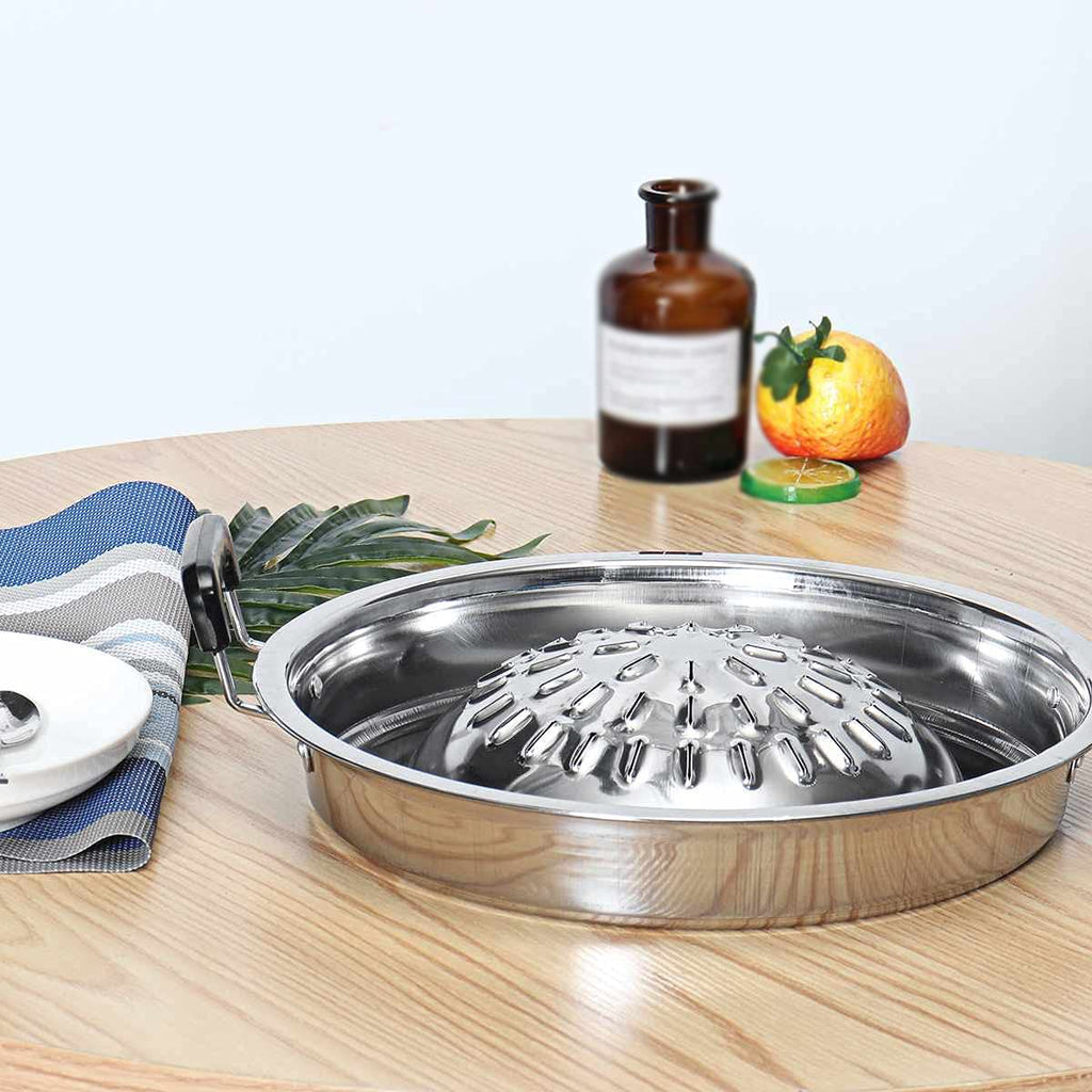 Aluminum BBQ Pot Stove Countertop Steamer Basket