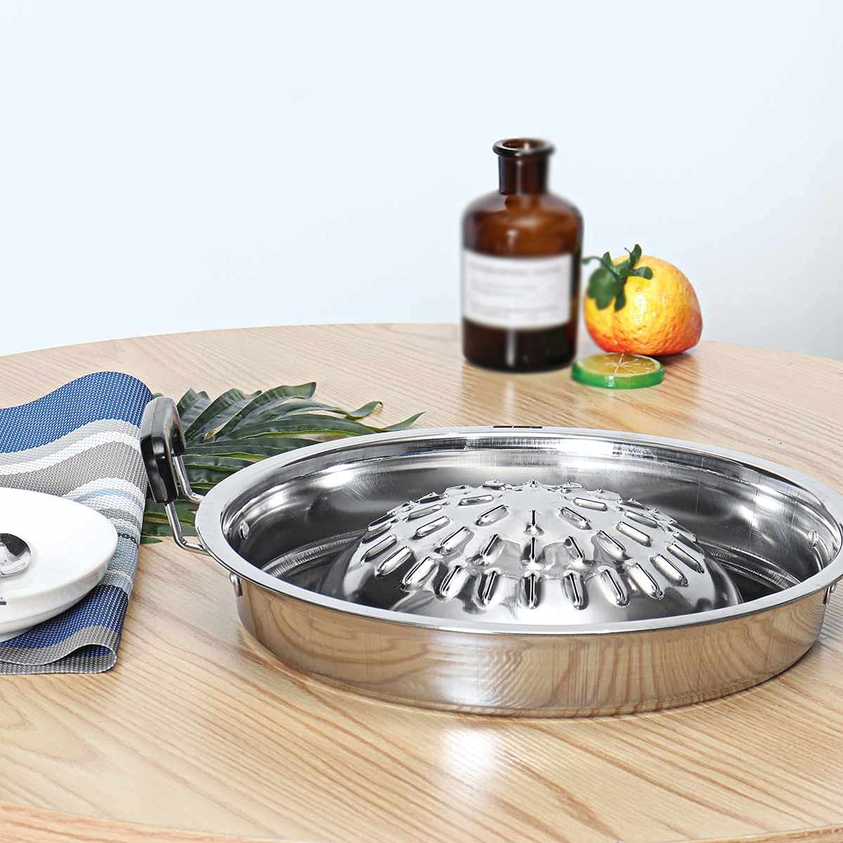Aluminum BBQ Pot Stove Countertop Steamer Basket