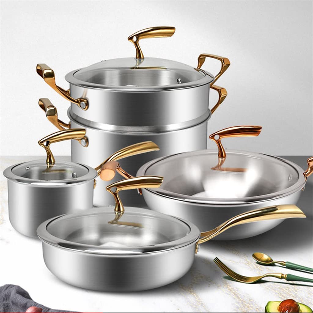 Non Stick Cookware Set Soup Pot Frying Pan Saucepan Wok