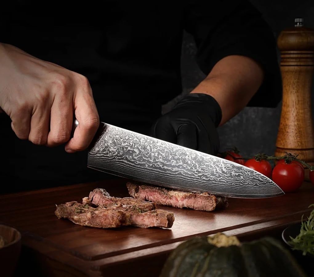 67 Layer Damascus Steel Kitchen Knife Set 10 Piece