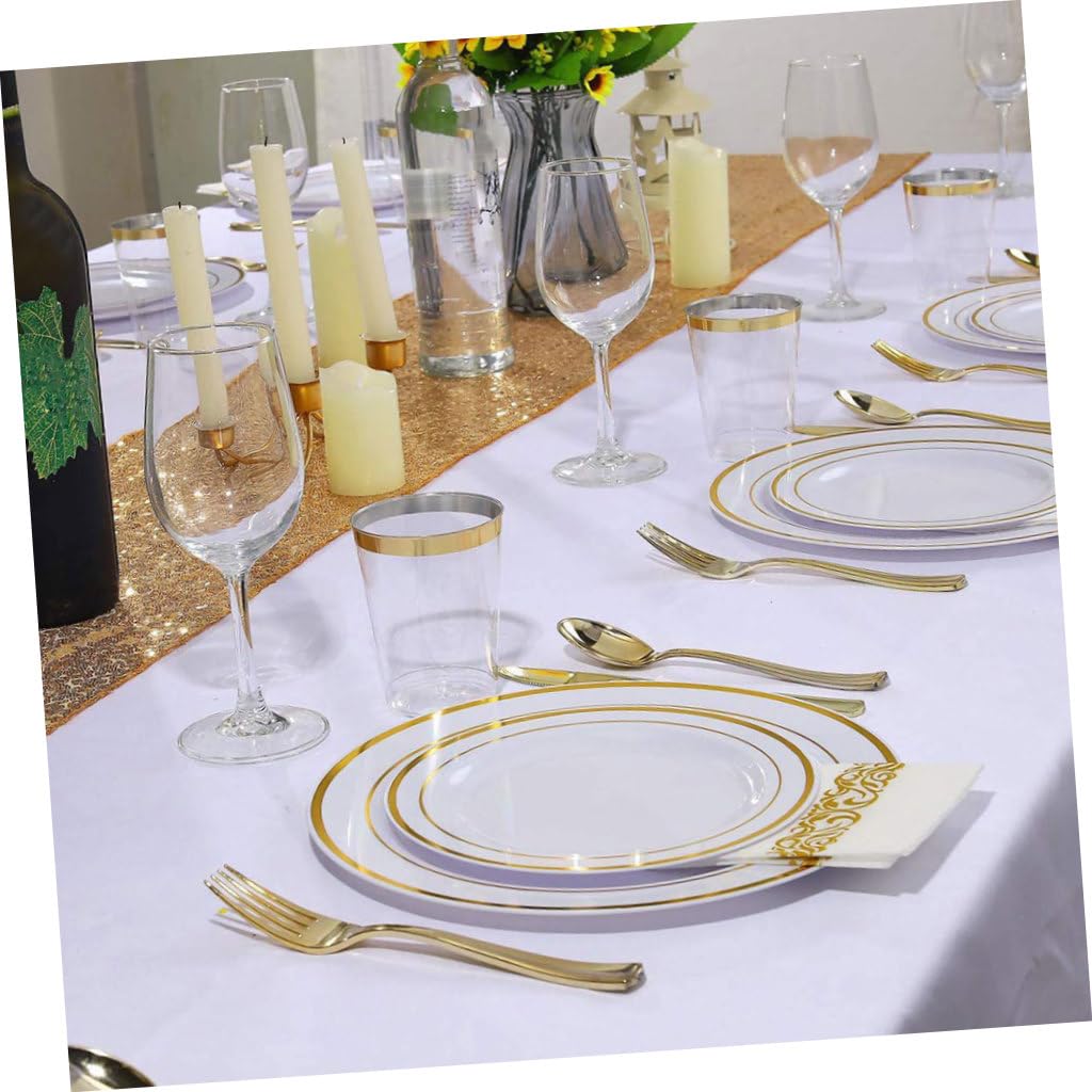 Disposable Paper Dinner Plates Set 20 Piece