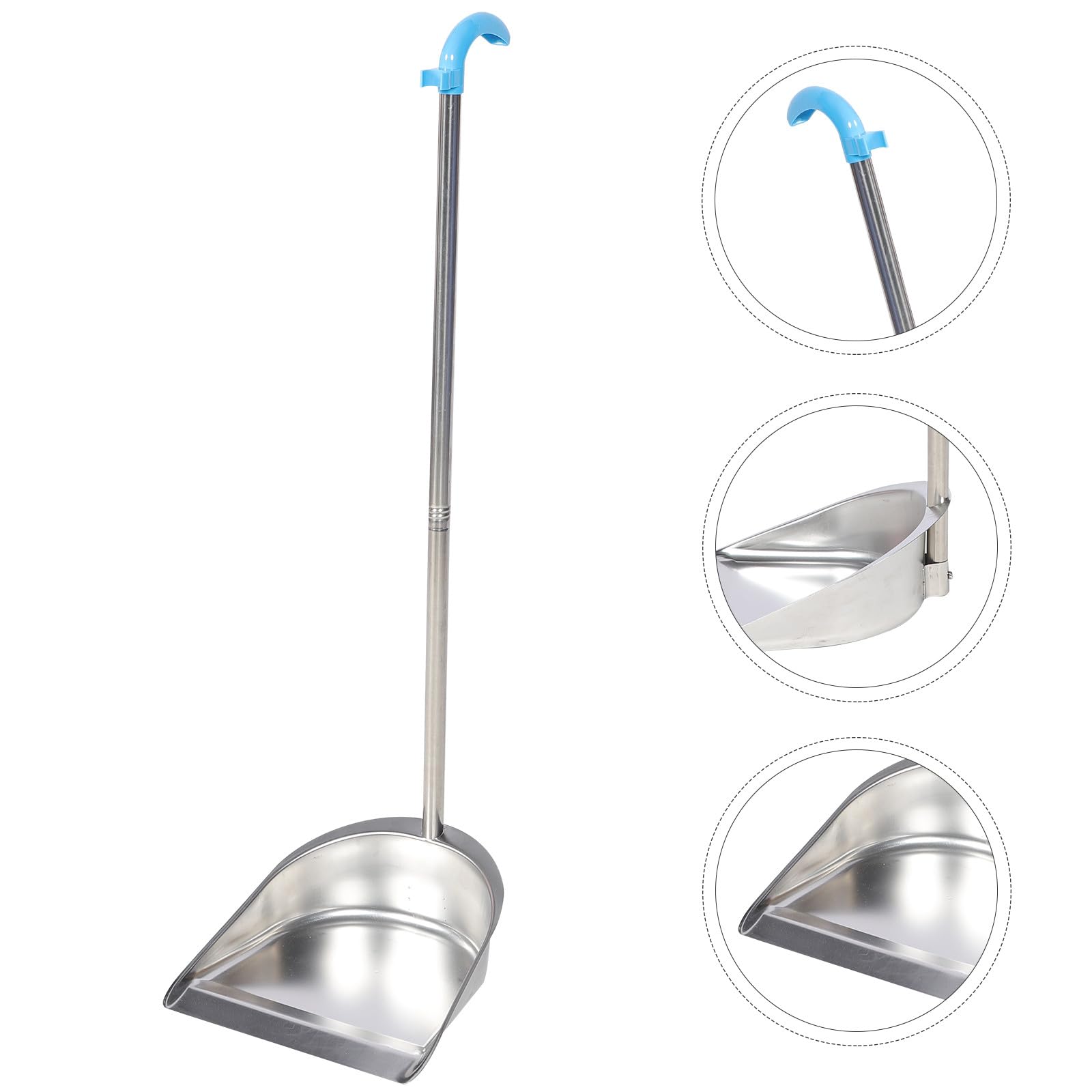 Stainless Steel Dustpan with Removable Container