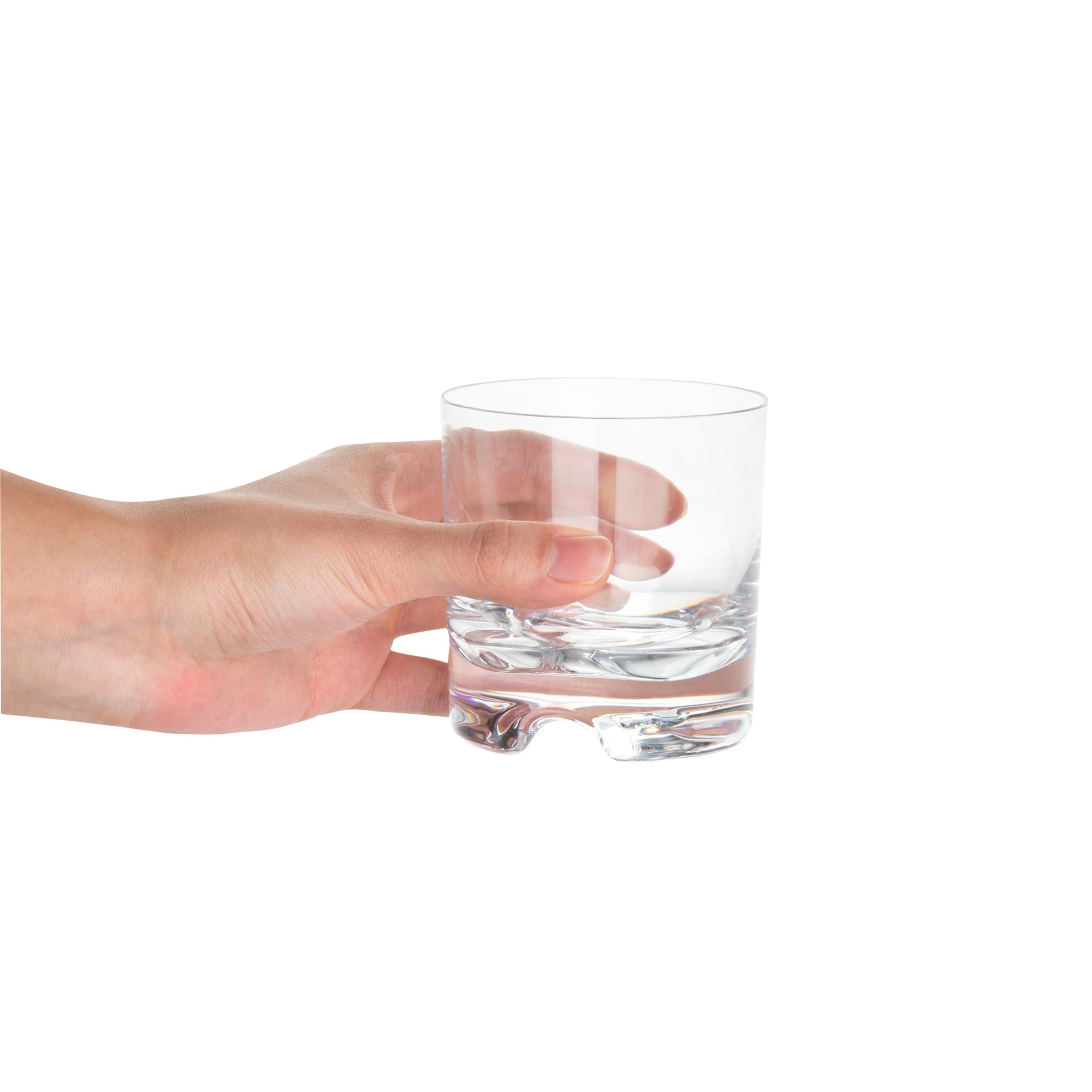 Clear Polycarbonate Rocks Cocktail Glasses Set