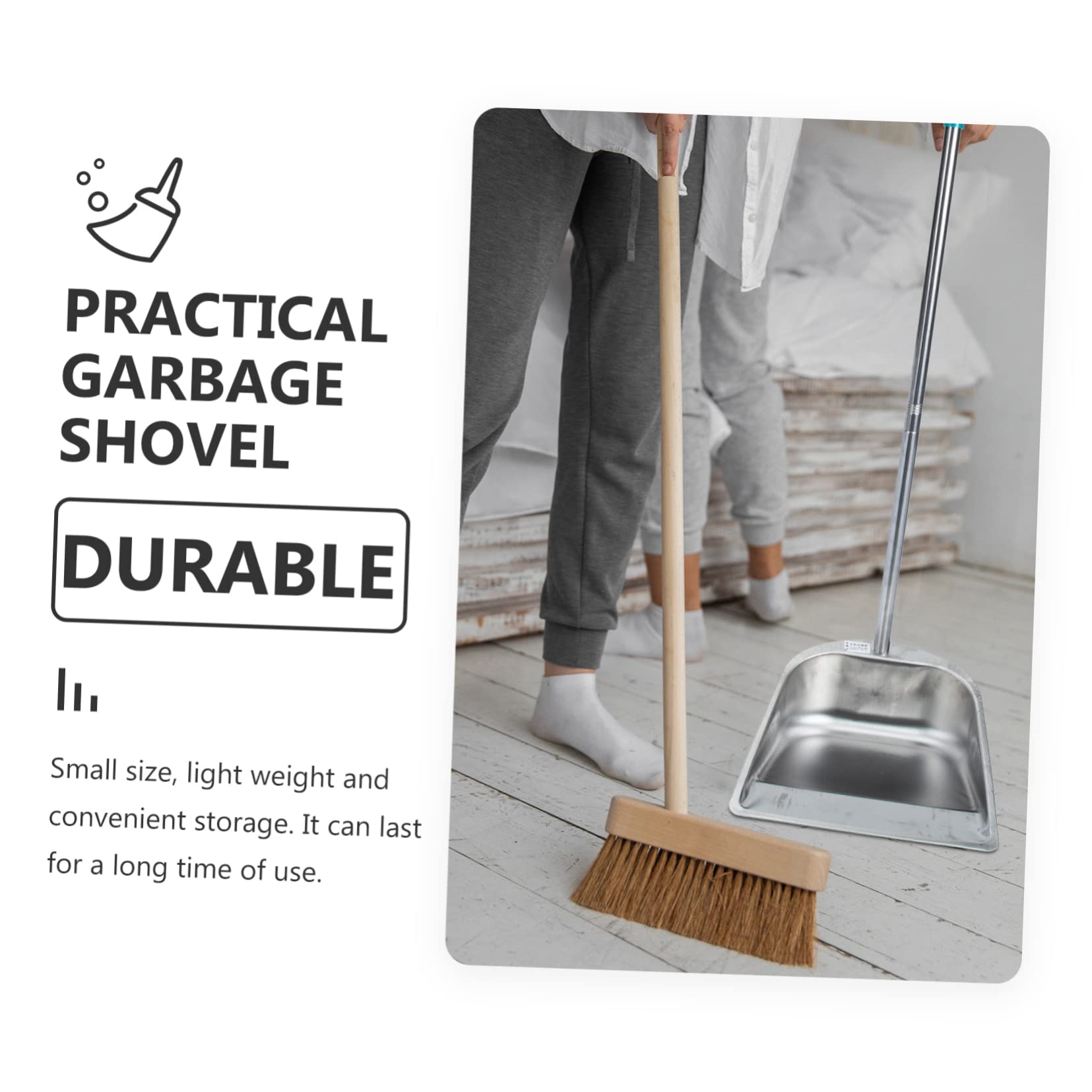 Small Broom and Dustpan Set for Home Cleaning