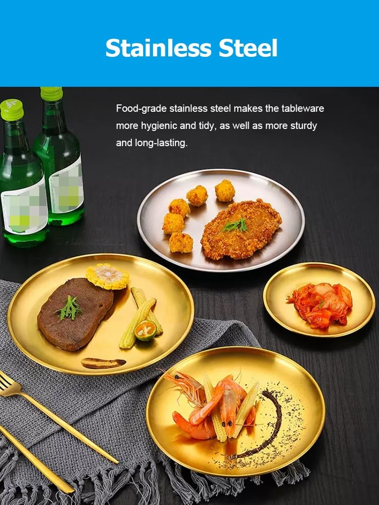 Stainless Steel Round Baking Trays 10 Piece 26cm