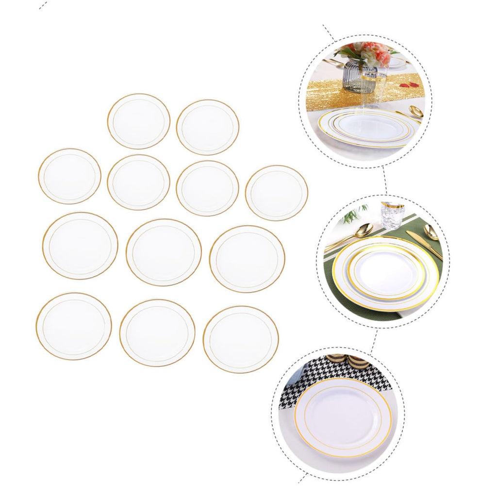 Disposable Paper Dinner Plates Set 20 Piece