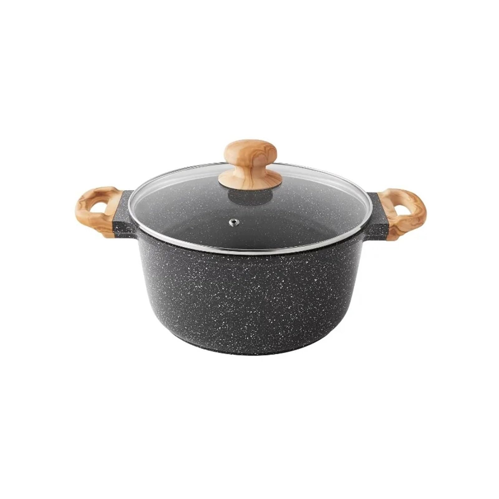 OBKSEB 14-Piece Cast Aluminum Cookware Set