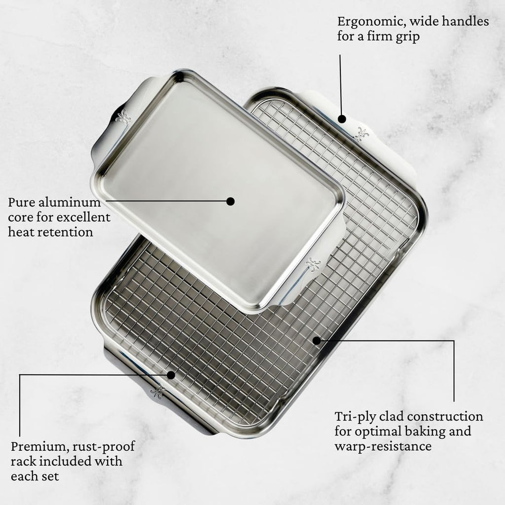 Stainless Steel Baking Sheet Set 5 Piece