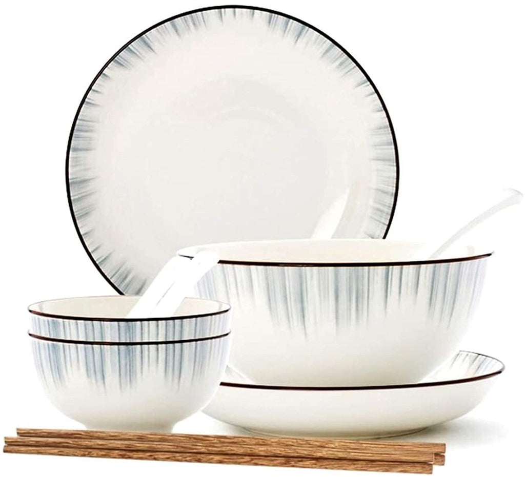 10 Piece Ceramic Dinnerware Set Service for 2