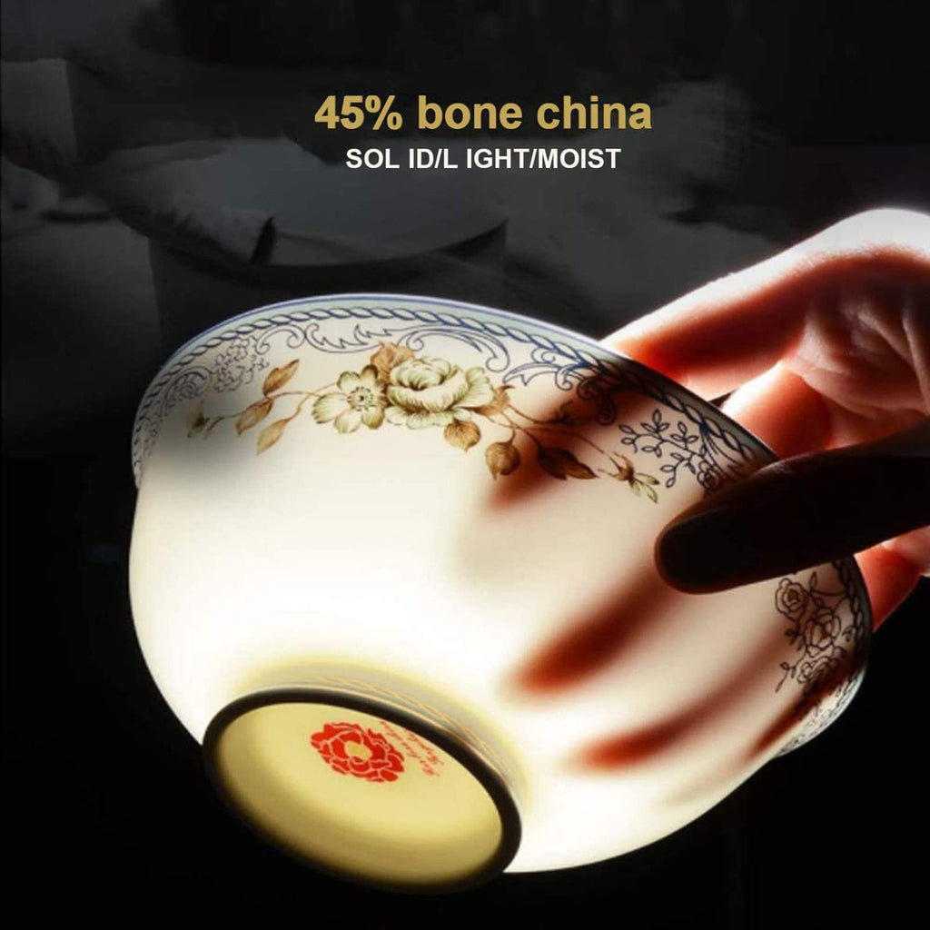56 Piece Bone China Dinnerware Set Nordic Ceramic Tableware Set