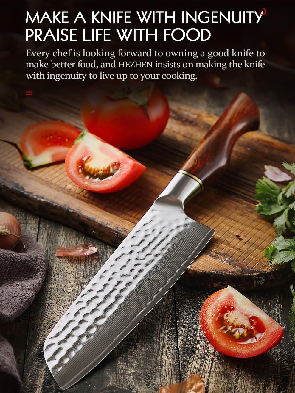 Damascus Steel Kitchen Knife Set 4/6 Piece