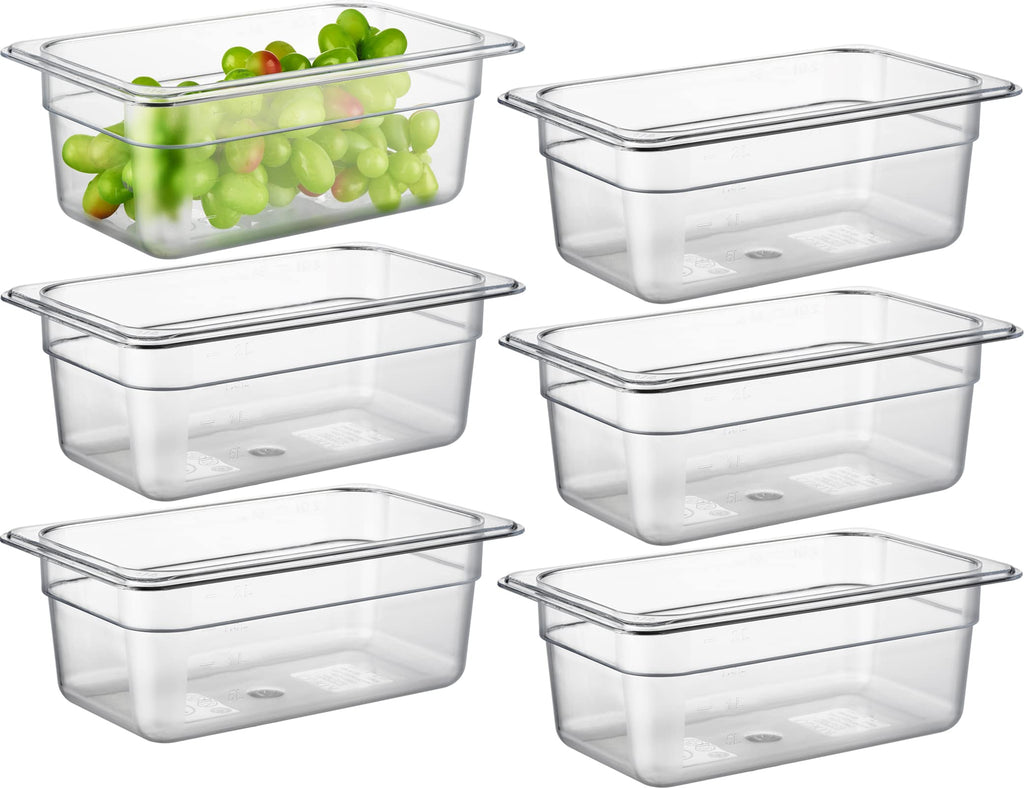 PC 6 Pack Commercial Food Pan