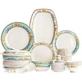56 Piece Bone China Dinnerware Set Nordic Ceramic Tableware Set