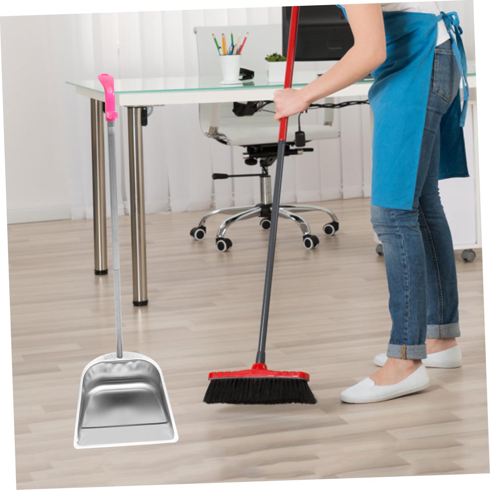 Small Broom and Dustpan Set for Home Cleaning
