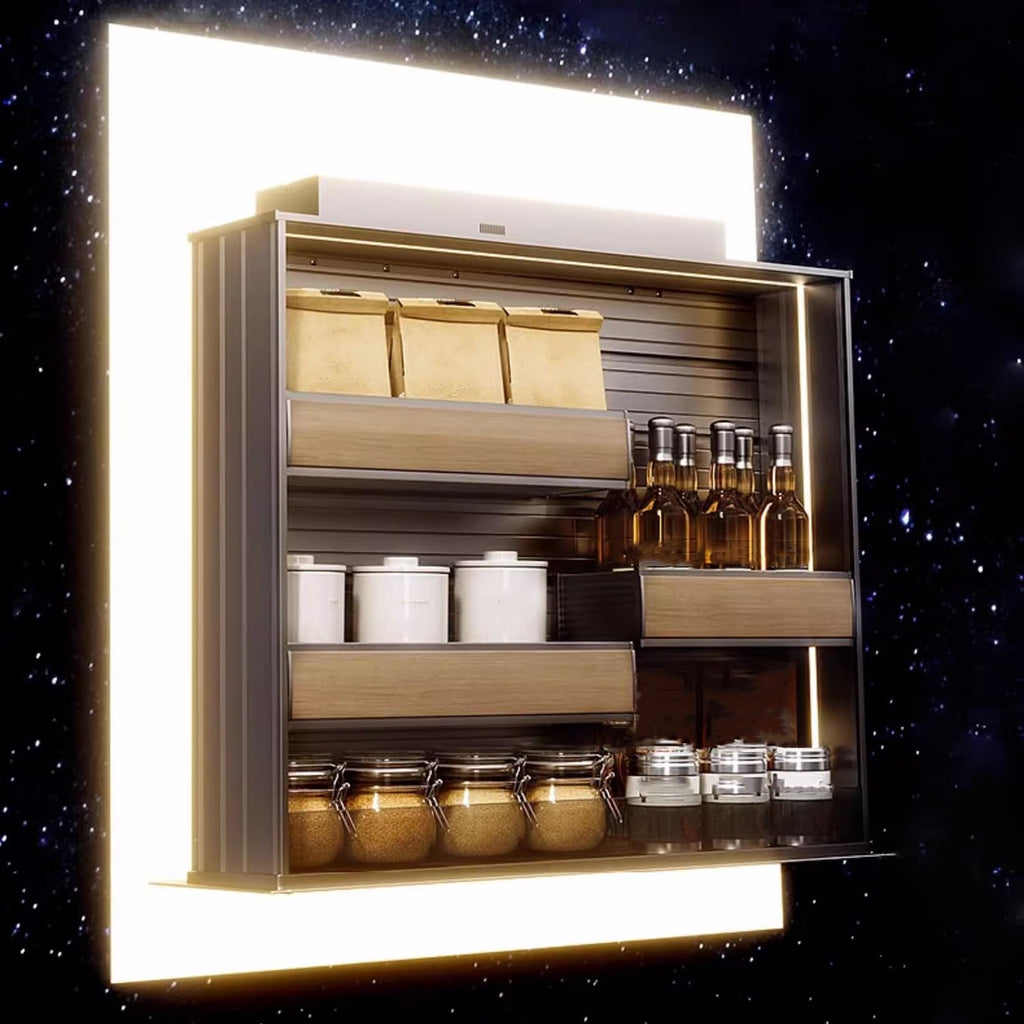 Pull Down Cabinet Organizer for Upper Cabinets 24 Inch