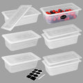 BIEAMA Commercial Food Pans with Lids