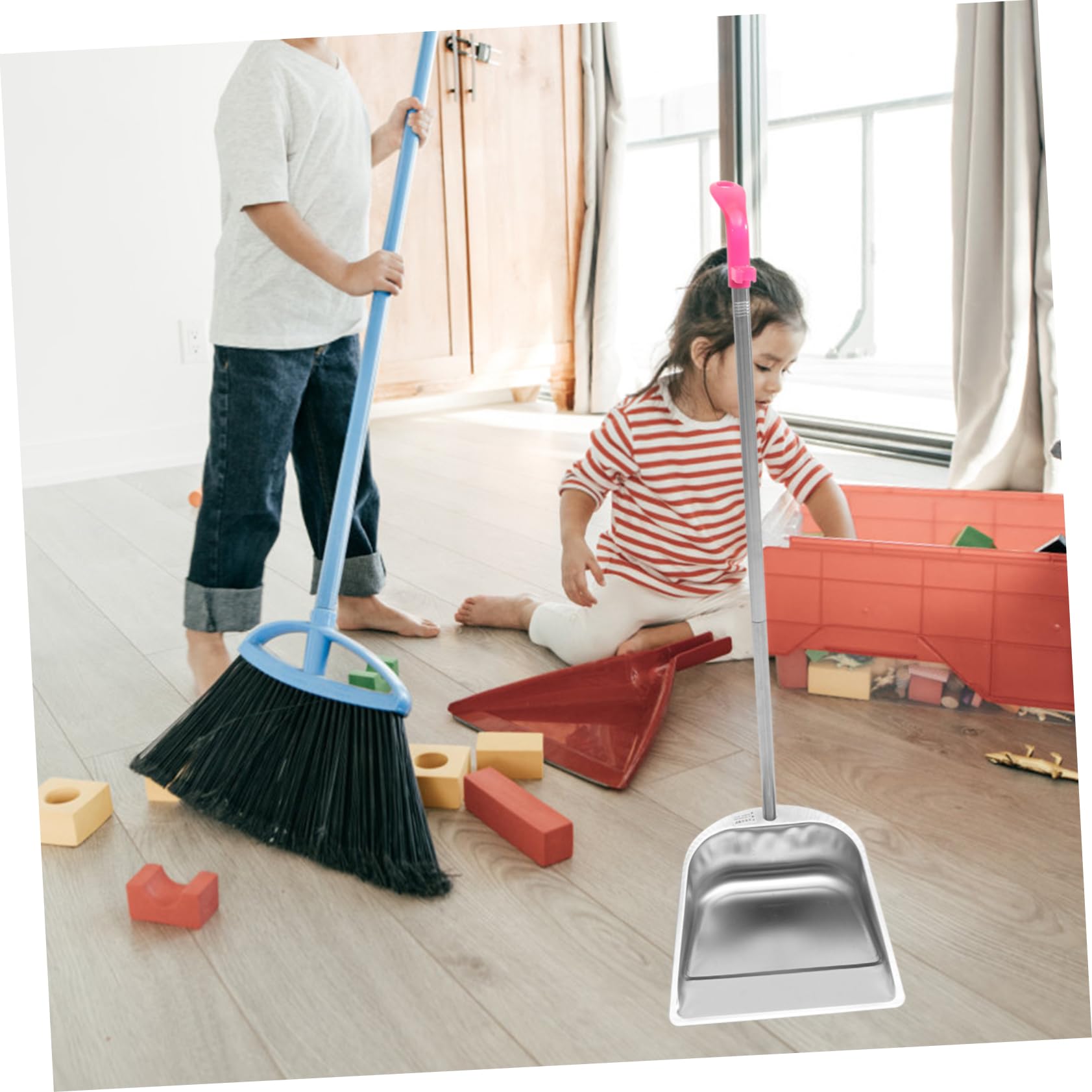 Small Broom and Dustpan Set for Home Cleaning