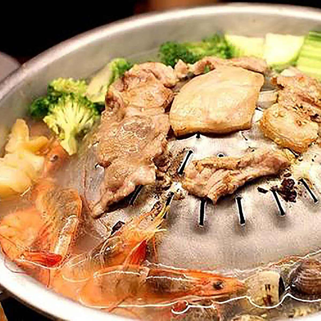Aluminum BBQ Pot Stove Countertop Steamer Basket