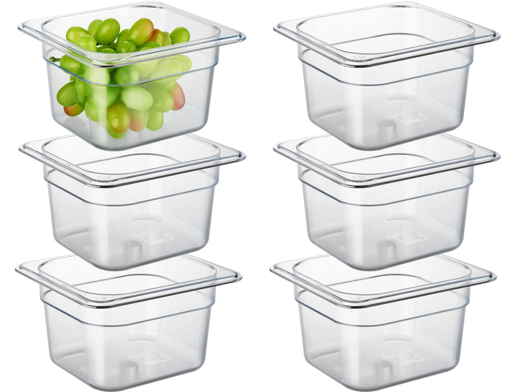 PC 6 Pack Commercial Food Pan