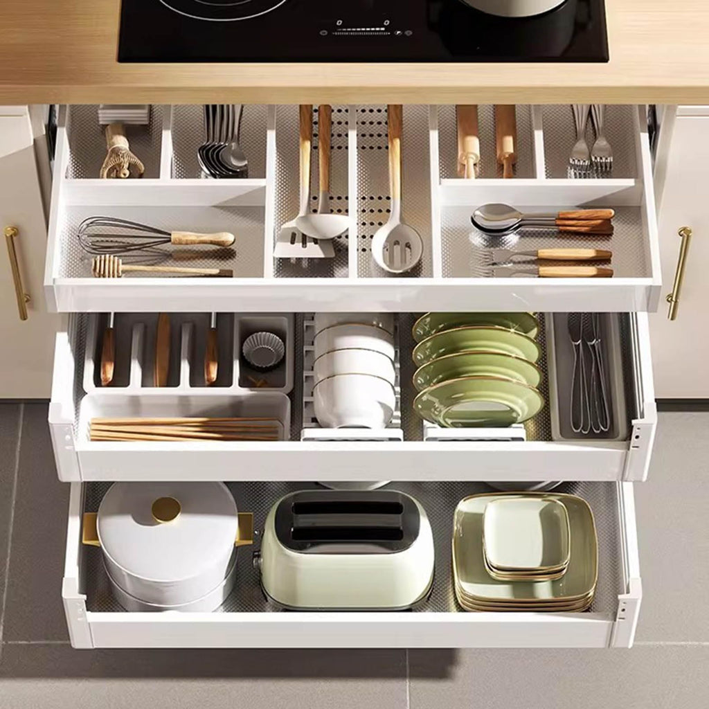 3 Tier Pull Out Under Sink Cabinet Organizer White