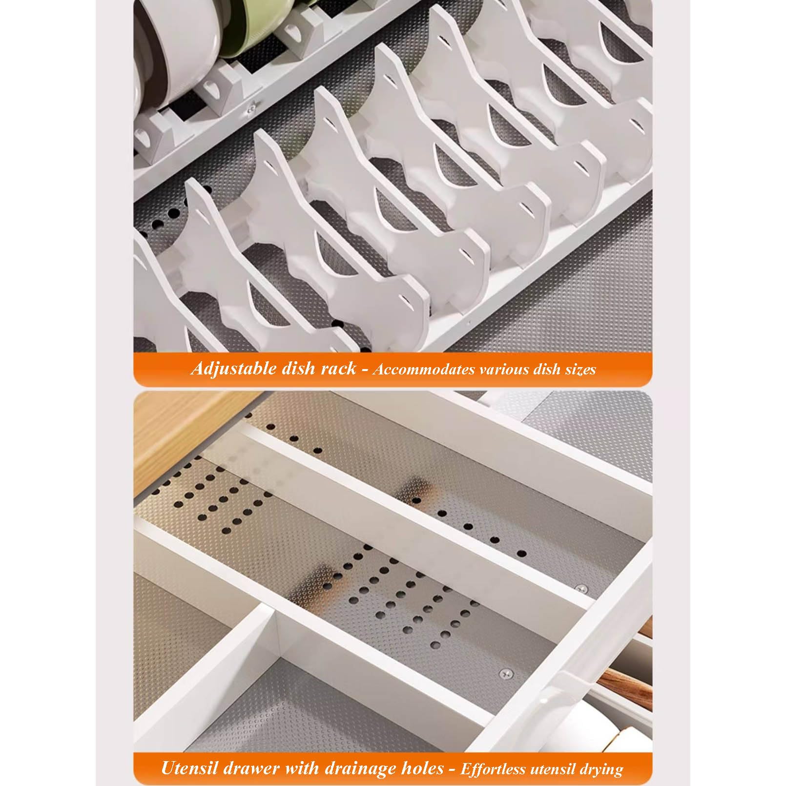 3 Tier Pull Out Under Sink Cabinet Organizer White
