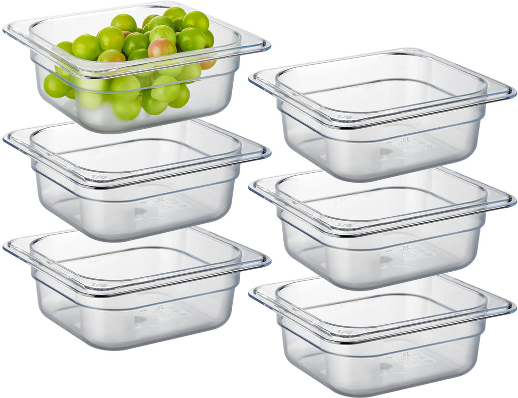 PC 6 Pack Commercial Food Pan