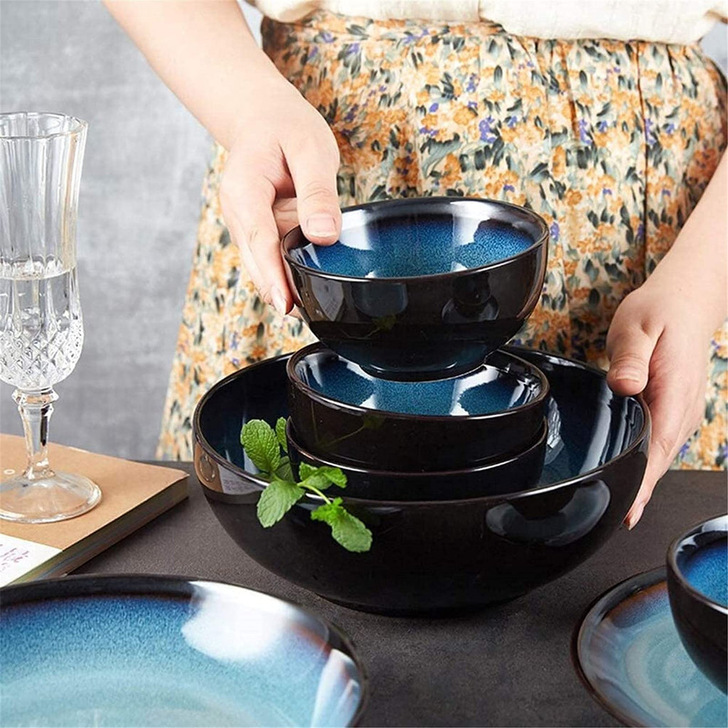 20 Piece Ceramic Dinnerware Set Service for 6