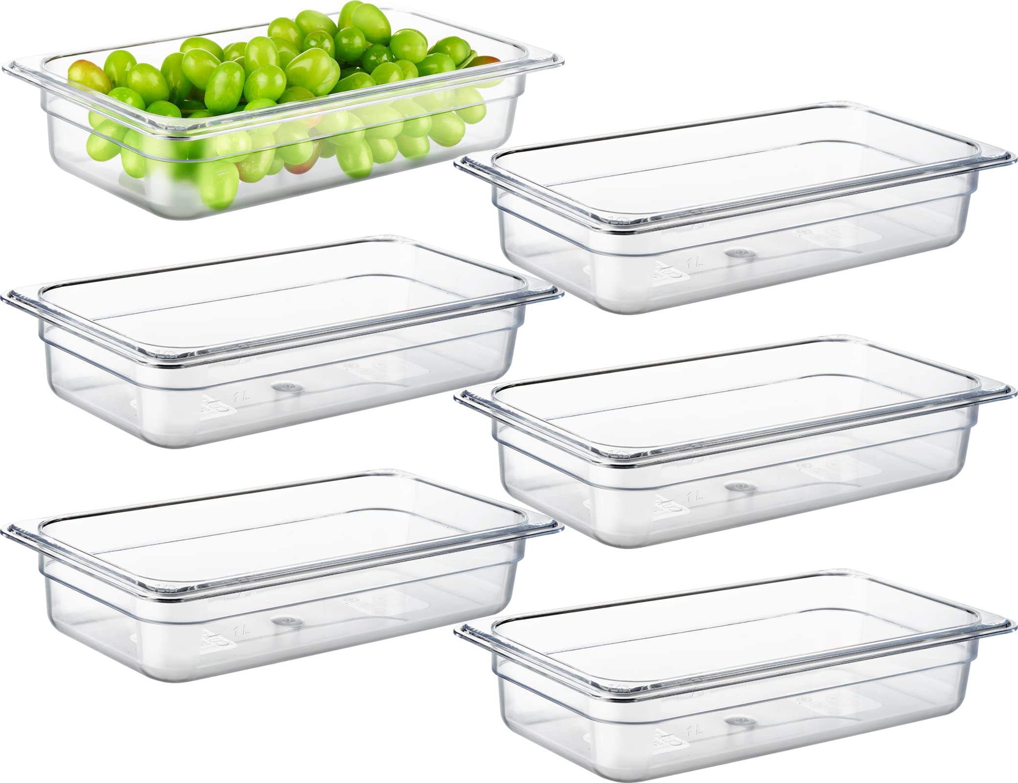 PC 6 Pack Commercial Food Pan