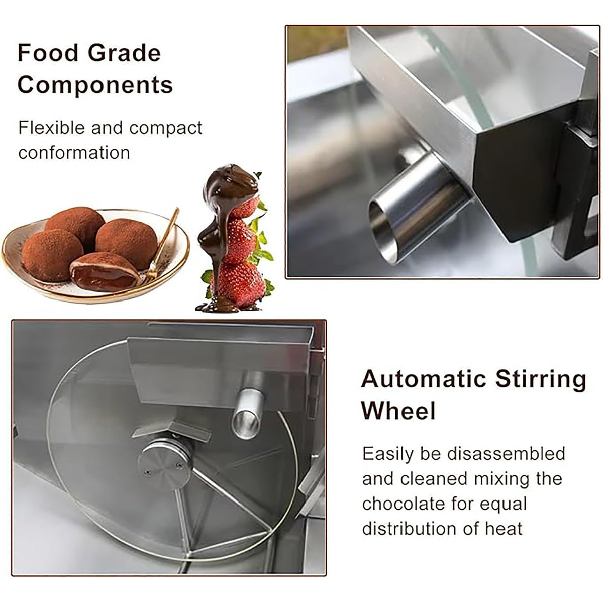 Electric Chocolate Tempering Machine Kitchen Baking Tool